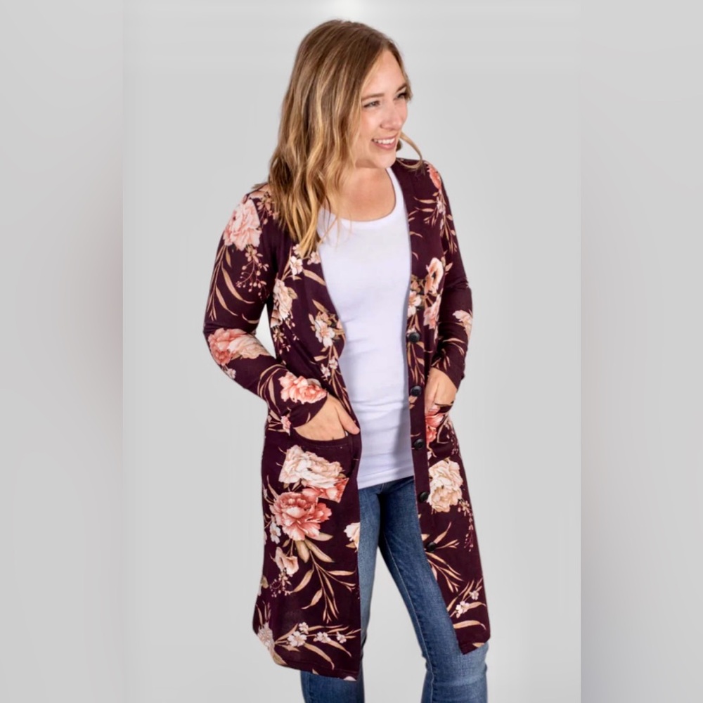 Michelle Mae “Shelby” Button Down Cardigan